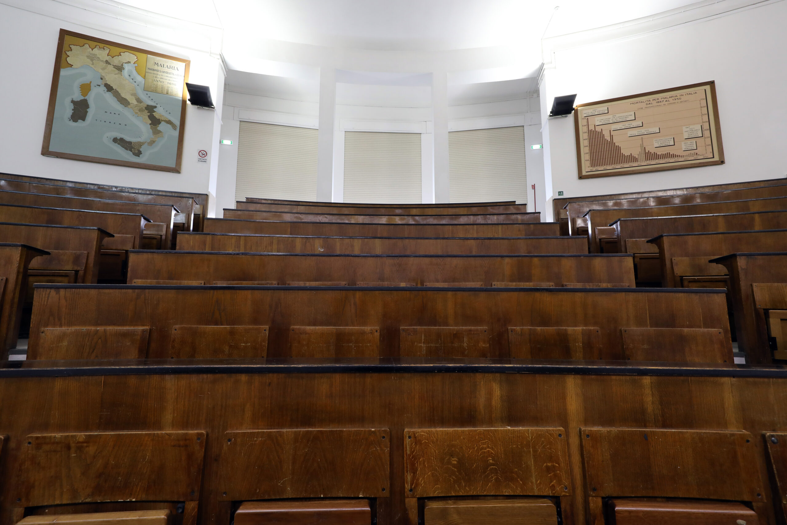 L’aula storica del museo