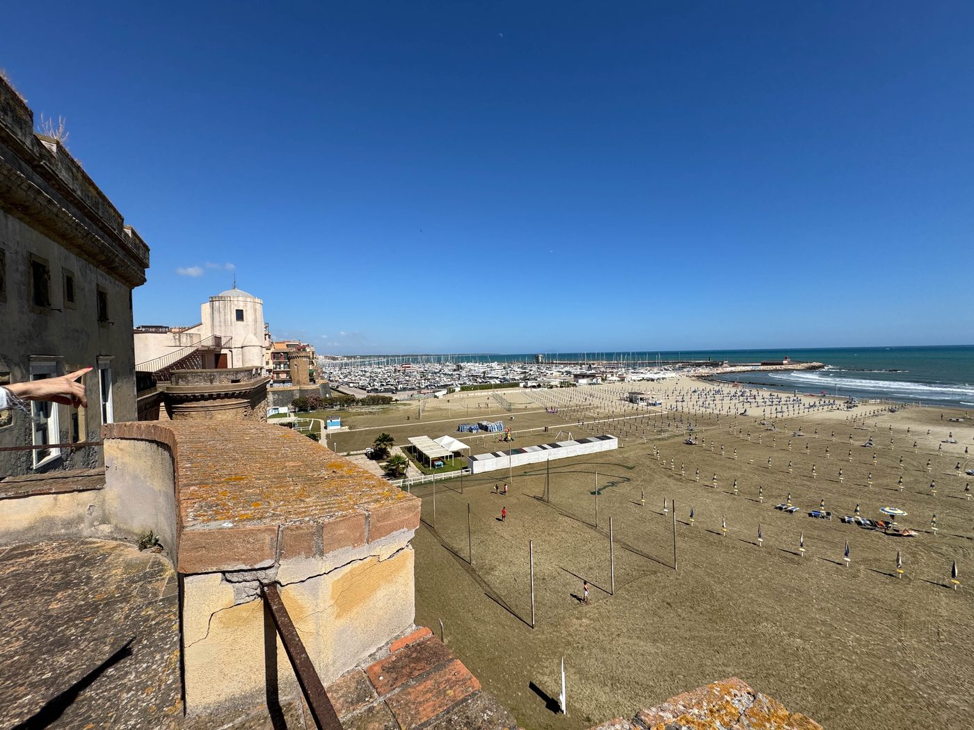 I camminamenti sul mare